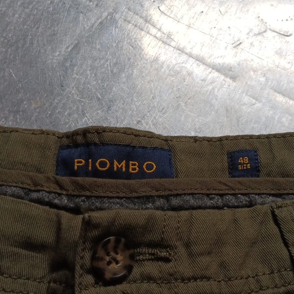 Piombo Men's Cargo Shorts Dark Green